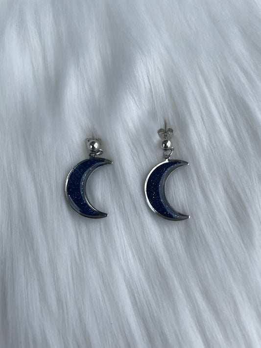 Half moon dangles| Halloween earrings | Fall earrings