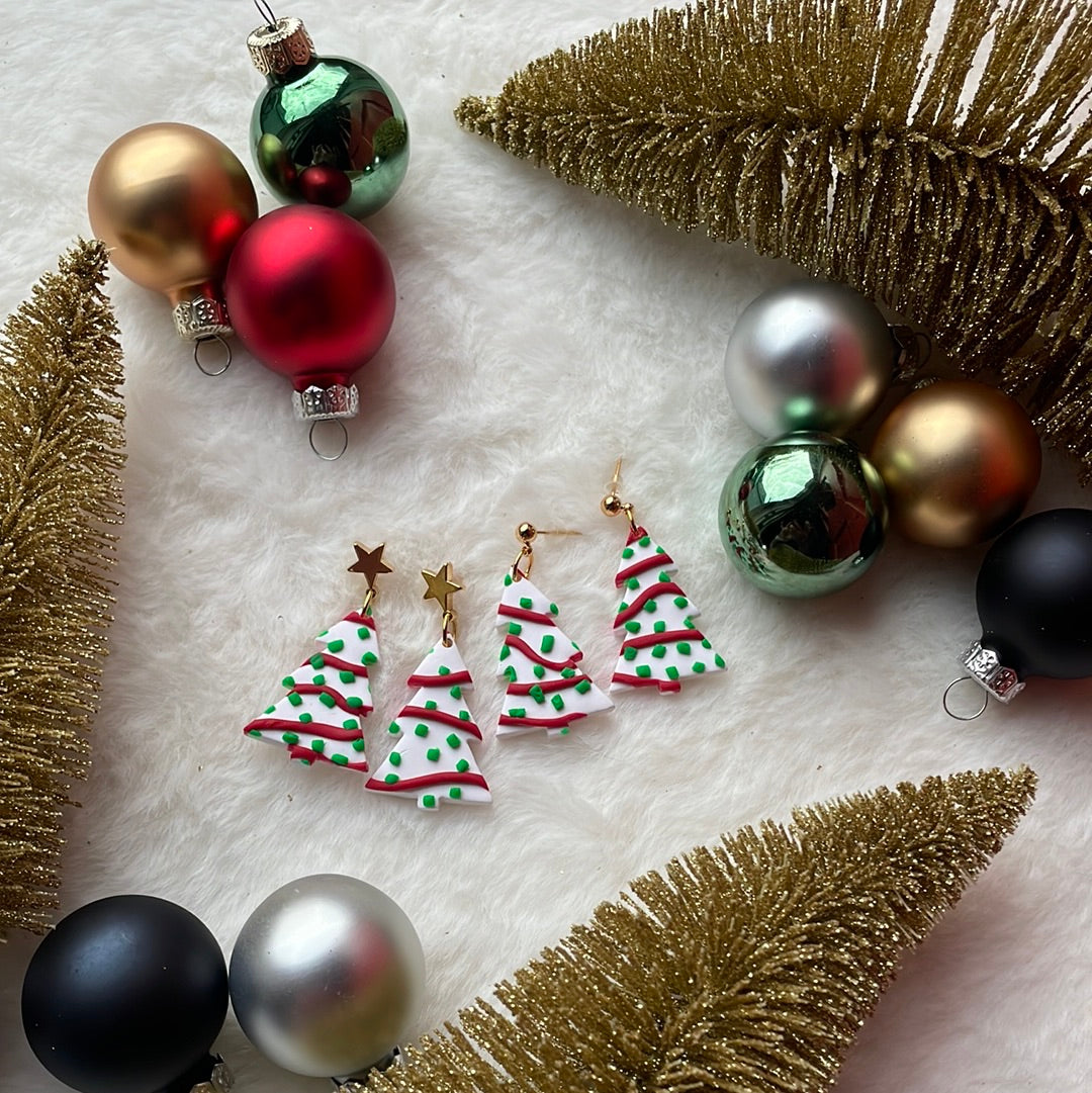 Christmas Tree Cake Dangles