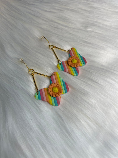 Striped butterfly dangles