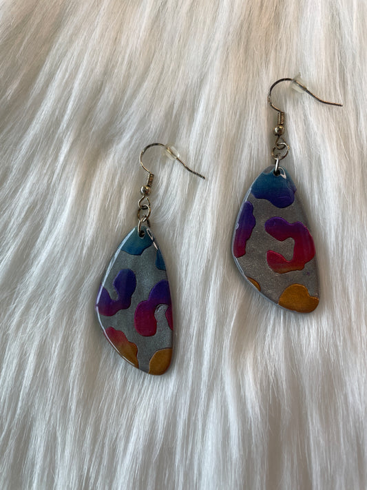 Lava lamp teardrop dangles