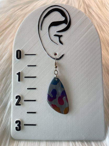 Lava lamp teardrop dangles