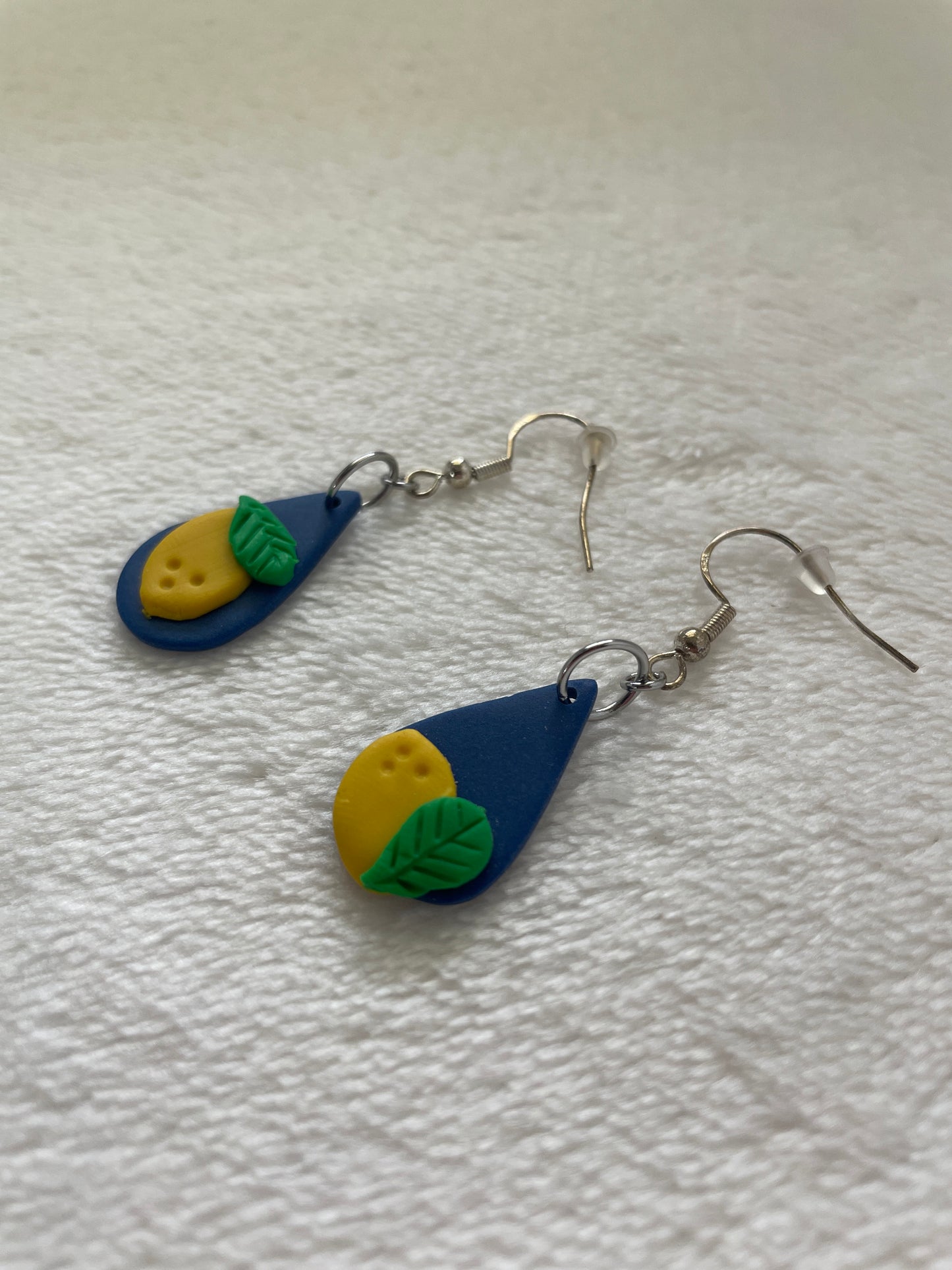 Small Teardrop Lemon Dangles