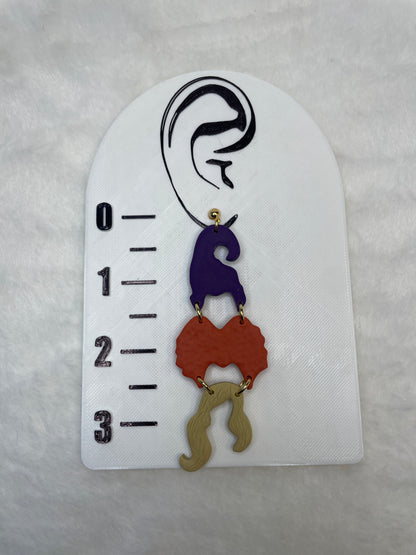 Hocus Pocus Sanderson sisters earrings | Halloween earrings