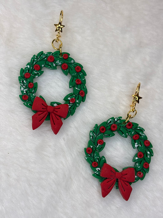 Christmas Wreath Dangles