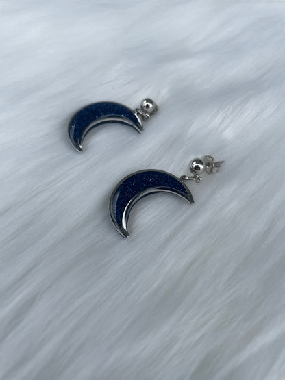 Half moon dangles| Halloween earrings | Fall earrings