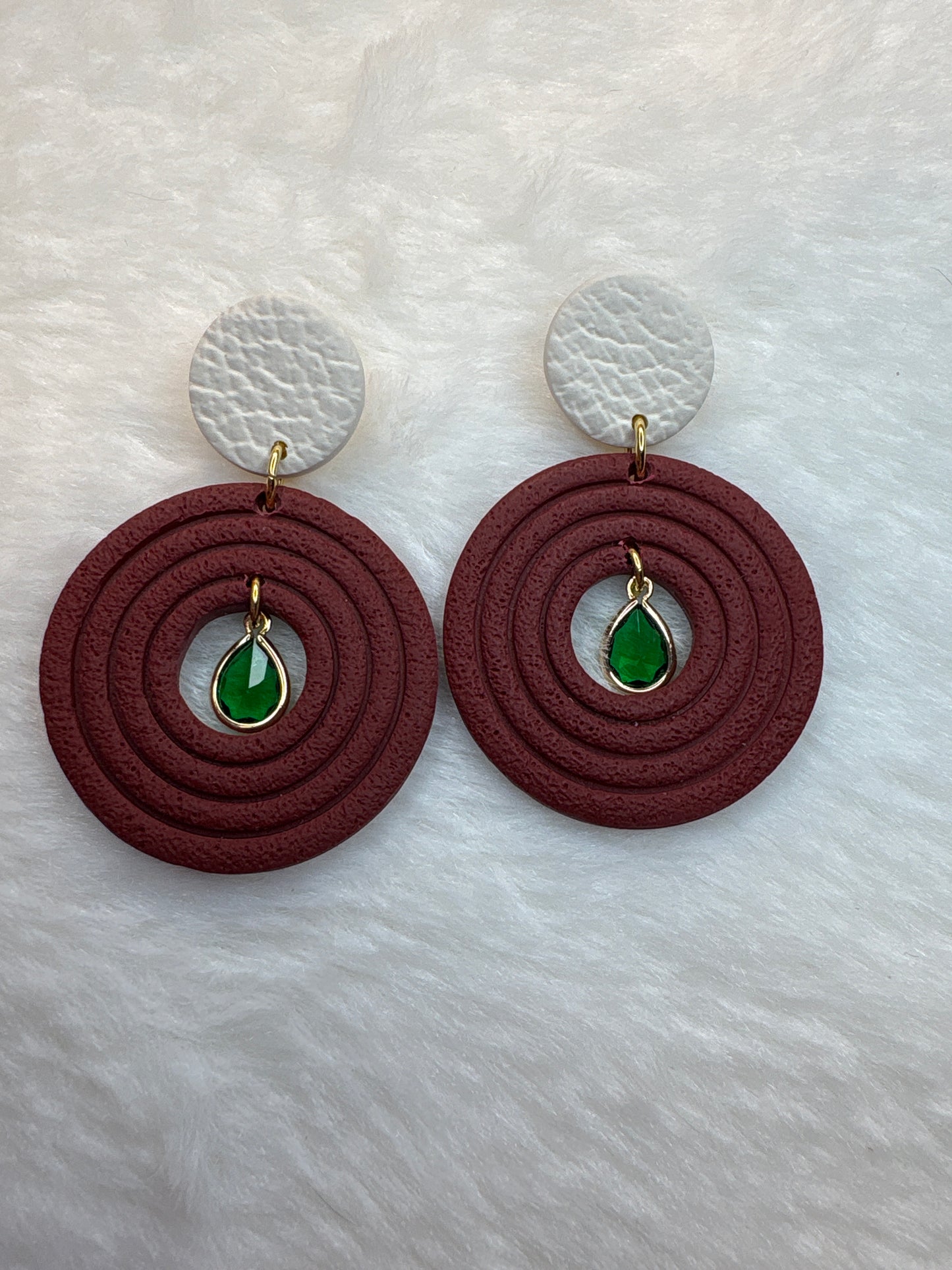 Oval holiday dangles