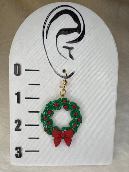 Christmas Wreath Dangles