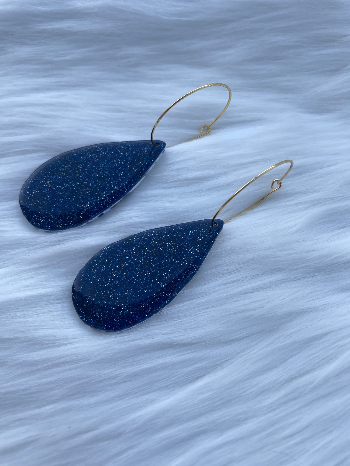 Teardrop marble dangles