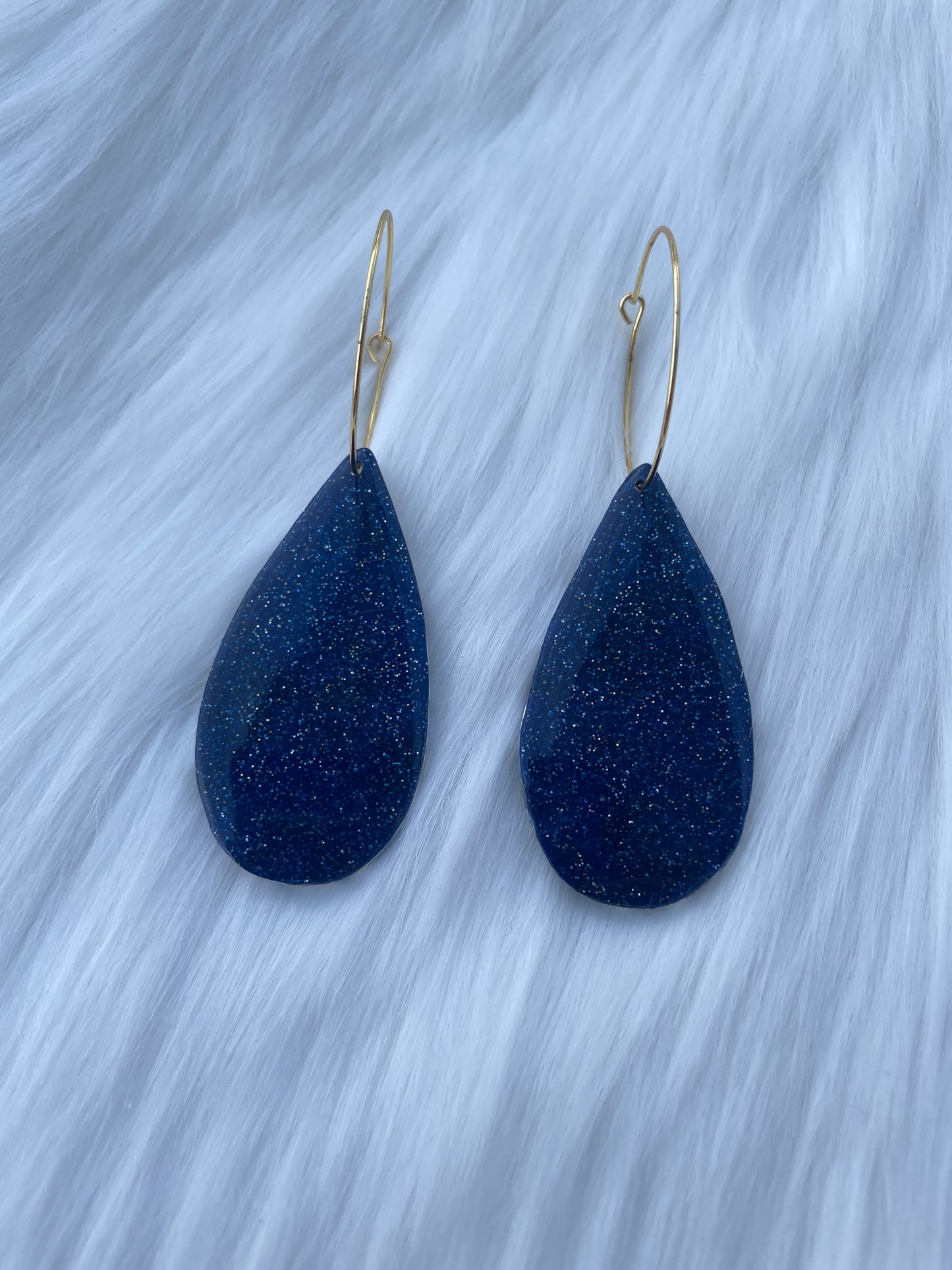 Teardrop marble dangles