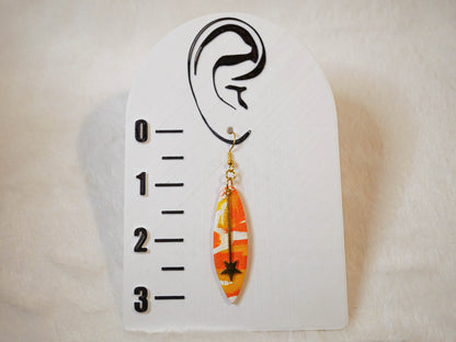 White, Yellow, & Orange Dangles with star