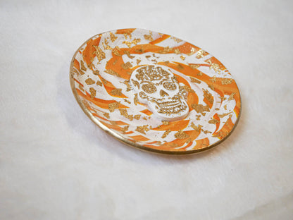 Skull trinket dish | Halloween Decor