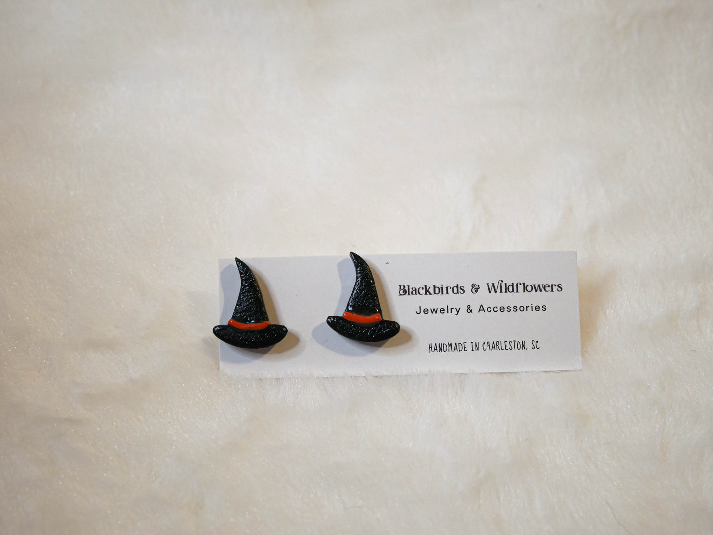 Witch hat stud earrings | Halloween earrings | Fall earrings