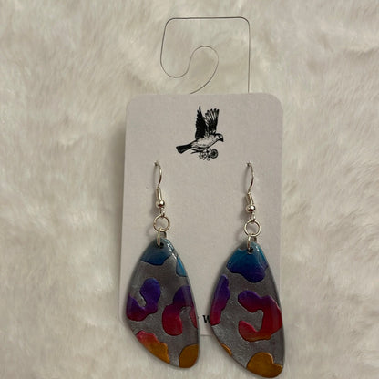 Lava lamp teardrop dangles